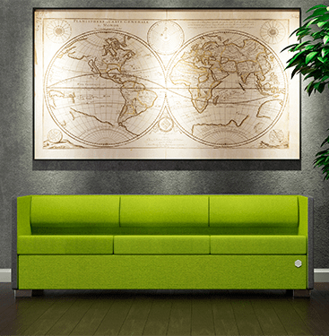 lounge line sofa - lav - Thumbnail
