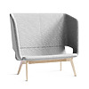 Twist & Sit Soft - 2 pers høj lounge sofa med ben