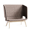 Twist & Sit Soft - 2 pers høj lounge sofa med ben