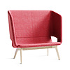 Twist & Sit Soft - 2 pers høj lounge sofa med ben