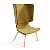 Twist & Sit - høj lounge stol med ben
