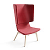 Twist & Sit - høj lounge stol med ben