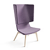 Twist & Sit - høj lounge stol med ben