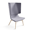 Twist & Sit - høj lounge stol med ben