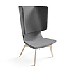Twist & Sit - høj lounge stol med ben