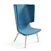 Twist & Sit - høj lounge stol med ben