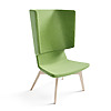 Twist & Sit - høj lounge stol med ben