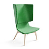 Twist & Sit - høj lounge stol med ben