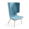 Twist & Sit - høj lounge stol med ben