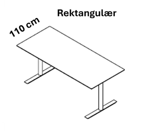 Rektangulær - lille
